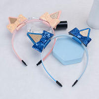 Vente en gros Bandeaux Blueys Bandeaux à paillettes et nœuds de bingo pour femmes et filles Bandeau à oreilles de chat
