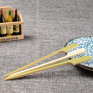 Bâtonnets de bambou naturels de couleur verte, style japonais, 10 cm, mini-épingle à brochettes Teppo pour plats raffinés, vente en gros, directement de l'usine - Product Image 1