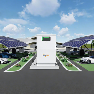 BLUESUN Station de recharge rapide pour véhicules électriques tout-en-un avec panneau solaire et stockage de batterie, station de recharge commerciale 200 kW - Product Image 4
