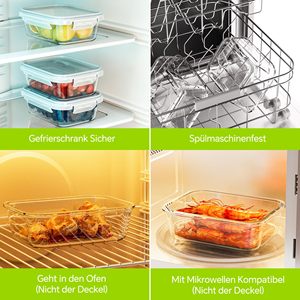Juego de Recipientes de Vidrio Personalizados para Almacenamiento de Alimentos - Product Image 5