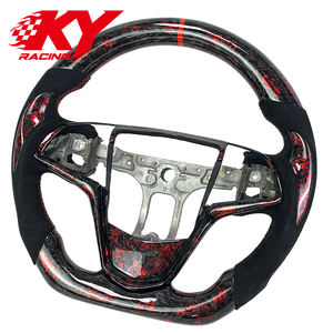 Accesorios interiores para automóviles, volante deportivo de fibra de carbono forjada y cuero para Cadillac ATS ATS-V CST CTS-V CT4 CT5 XT6 - Product Image 2