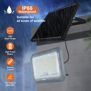 <span class=keywords><strong>Projecteur</strong></span> Solaire Commercial KCD pour Jardin, Télécommandé, <span class=keywords><strong>50W</strong></span> 100W 200W 300W COB, Réglable pour Cour - Product Image 2