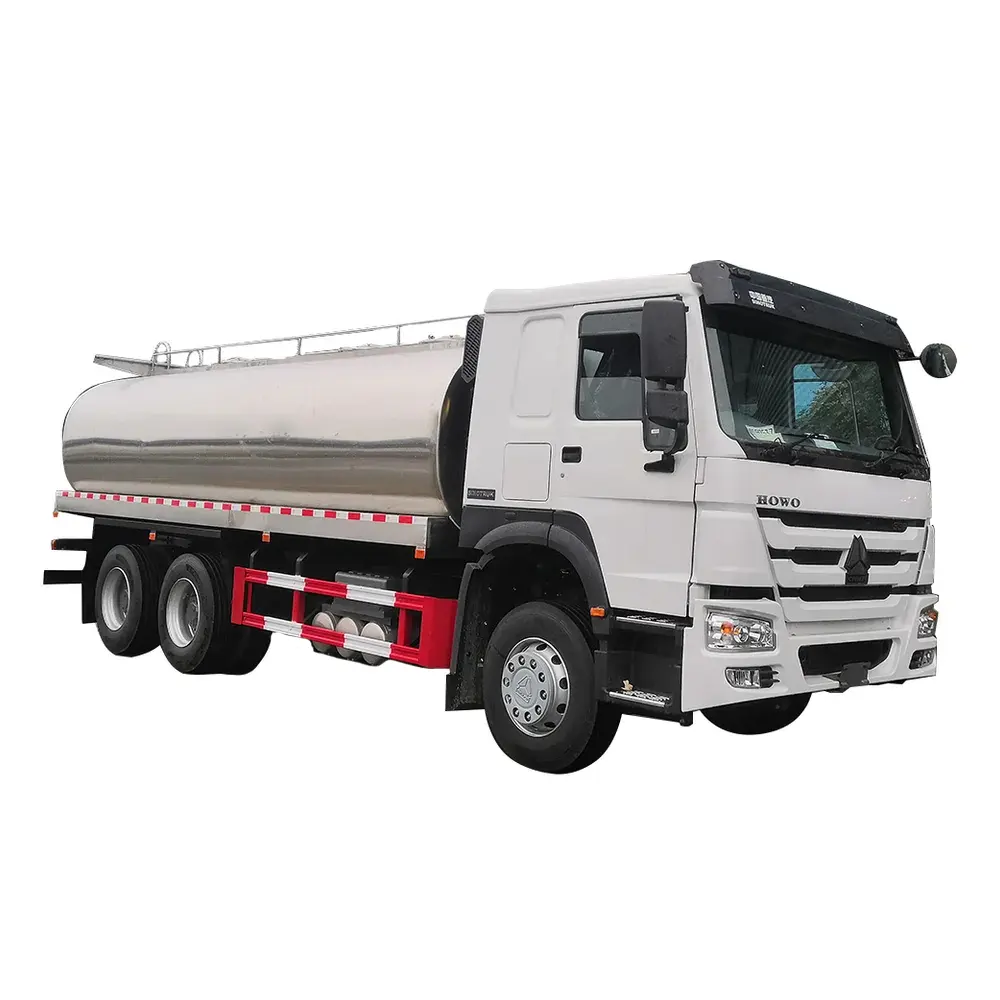 Sinoo HOWO sinotruk xe bồn sữa 8x6 DIESEL euro2/3/4/5 cho sữa cấp thực phẩm tàu chở dầu xe tải uống sữa tàu chở dầu