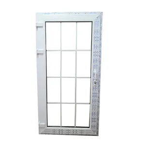 Perfil de plástico PVC para puertas de vinilo con diseño de ventilación de puertas delanteras