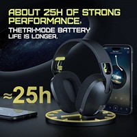 Casque sans fil ONIKUMA B2, casque de jeu à faible latence, autonomie de la batterie de 25 heures, casque de jeu multimode avec micro