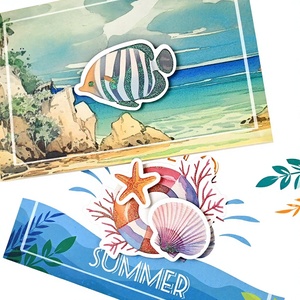 Juego de Tarjetas de Felicitación Navideñas de Estilo Occidental con Impresión a Color Personalizada de Sailen, Logotipo Personalizado, Hermoso y Artístico - Product Image 2