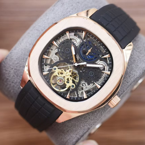 Montre mécanique haut de gamme, design original en acier inoxydable, de haute qualité, avec un bracelet élégant, Pateks - Product Image 5