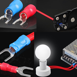 Cách điện dây ferrule bootlace pins dây kết nối cuối preformed Vòng Spade Bullet thiết bị đầu cuối ống đồng chính xác nhà máy gói - Product Image 5