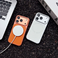 Étui de téléphone magnétique avec motif Lychee pour iPhone 18Pro 17, 16, 15, 14, 13, 12, 11Pro Plus, étui de téléphone anti-chute