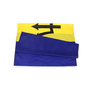 सस्ते कीमत बारबाडोस 3x5FT पॉलिएस्टर झंडा बैनर कैरेबियन देश आदमी गुफा के लिए छात्रावास उपहार उड़ान