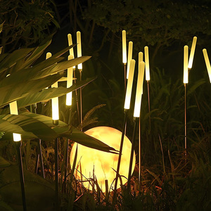 Luces solares para jardín, lámpara LED de exterior, impermeable, alimentada por energía solar, luz decorativa para césped, patio, parque, vegetación. - Product Image 1