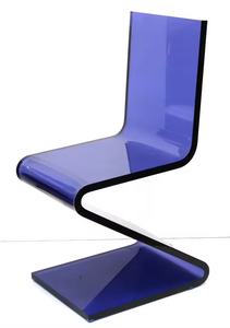 <span class=keywords><strong>Chaise</strong></span> <span class=keywords><strong>de</strong></span> table à manger <span class=keywords><strong>en</strong></span> <span class=keywords><strong>plexiglas</strong></span> Chaises Z modernes <span class=keywords><strong>en</strong></span> porte-à-faux <span class=keywords><strong>en</strong></span> acrylique Lucite bleu <span class=keywords><strong>Chaise</strong></span> <span class=keywords><strong>de</strong></span> style Z - Product Image 2