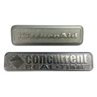 Plaque signalétique gravée au laser la plus vendue, étiquette vierge à fond sablé, électroplaquée, durable, écologique, irrégulière
