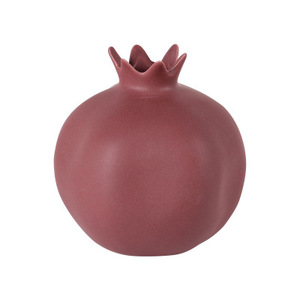 Jarrón Decorativo de Cerámica con Diseño de Granada, Estilo Moderno Chino, Color Morandi, para Decoración del Hogar y Sala de Estar - Product Image 1