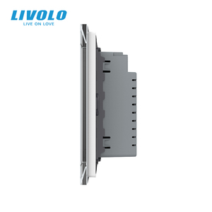 Interruptor de Pared Inteligente LIVOLO Smart Matter de 3 Vías y 2 Posiciones OEM para Reino Unido/UE, No Requiere Cable Neutro, Compatible con Alexa y Google Home, Dispositivos Eléctricos para Hogar Inteligente - Product Image 3