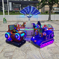 Carrousel à moteur électrique intérieur/extérieur personnalisable Kids Corusel Merry-Go-Round Home Use Shopping Calls Made Durable