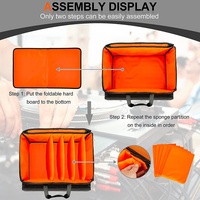 Sac de rangement suspendu en tissu Oxford avec fermeture éclair, multi-usage, portable, pour équipement audio DJ et musiciens, idéal pour les voyages en extérieur
