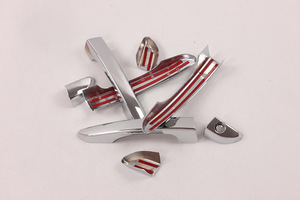 Cubiertas Cromadas para Manijas de Puertas (4 Puertas) Accesorios 2019 para Molduras Decorativas - Product Image 6