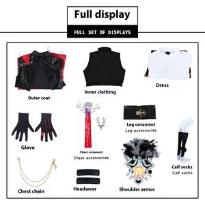 Arknights Wasteland Lapland Echo Kit di costumi cosplay Tute in poliestere Tute unisex per adulti - Product Image 6