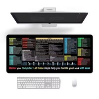 Tapis de souris et de clavier carré en caoutchouc naturel de haute qualité, écologique, pour le gaming et le bureau, impression haute définition, antidérapant, 3 mm, en stock