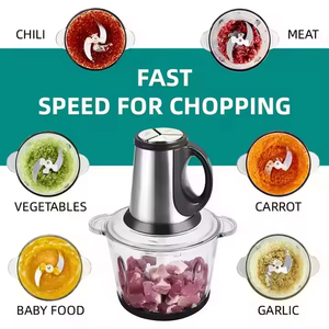 Home Kitchen Chopper Food <b>Grinders</b> 3L Electric Stainless Steel Home Kitchen <b>Meat</b> <b>Grinder</b> Slicer Small Automatic Food Chopper - Product Image 5