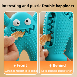 Hot Sale <strong>Silicone</strong> Pet Squeaky Interactive <strong>Dog</strong> Tooth Grinder <strong>Toy</strong> Durable <strong>Dog</strong> Bite Resistant <strong>Dog</strong> Chew <strong>Toy</strong> - Product Image 5