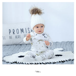 Benutzer definierte Fabrik GOTS Certified Organic Cotton Kinder Winterkleid ung Baby 2 PCS Pyjamas Private Print Logo Hohe Qualität - Product Image 3