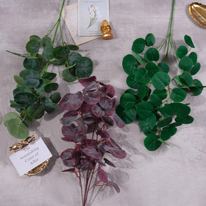 Ramas Altas de Hojas de Manzana Artificiales, Flores Decorativas de Plástico, Decoración para Bodas, Proyectos de Arreglos Florales - Product Image 1