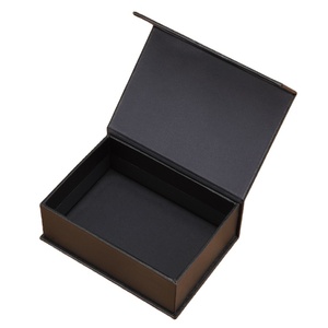 Custom Packaging Personalized Black Magnetic Closure Recyclable Matte Laminated Embossing Rigid Paperboard Paper Boxes <b>Gift</b> - Product Image 1