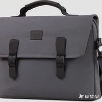 Échantillon Gratuit Sac à Bandoulière Personnalisé, Sac pour Ordinateur Portable en Toile Vintage de 16 Pouces pour le Travail et l'École, Multiples Poches