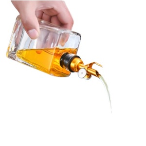 Dispenser di Alta Qualità per <span class=keywords><strong>Olio</strong></span> d'Oliva e Aceto, Dispenser per Sciroppo di Caffè, Bottiglia in Vetro con Beccuccio Versatore - Product Image 5