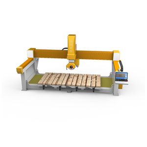 เครื่องตัดหินแกรนิต CNC 4 แกน 4+1 แบบบริดจ์ซอว์ สำหรับงานแปรรูปแผ่นหินอ่อน ควอตซ์ สำหรับทำเคาน์เตอร์ครัวและห้องน้ำ 380V - Product Image 1