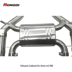 Échappement intermédiaire en acier inoxydable 304 à longueur égale pour M3 M4 F80 F82 3.0T S55 2014-2019 - Product Image 6