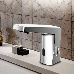 HY-108A एकल हैंडल सेंसर मिक्सर नल गैर-संपर्क स्वचालित गर्म ठंडा पानी एकल छेद बेसिन होम स्कूल रसोई - Product Image 6