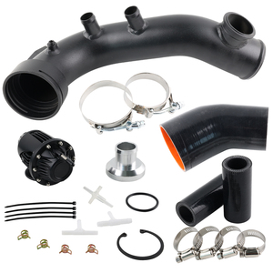 Kit de Tubería de Admisión de Aire Turbo para BMW N54 135i 335i E82 E88 E90 E92 E93, Repuesto Negro AIM003-BK - Product Image 6