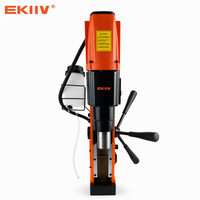 Perceuse magnétique 2500W EKIIV MW-38T pour le perçage de poutres en acier de pont, base magnétique 19000N avec fonction de taraudage avant et arrière