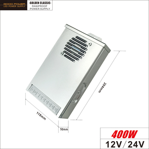400W 12V/24V semiadesivo impermeabile | IP65 Waterproof | Serie classica per esterni LED/illuminazione/sistemi di sicurezza - Product Image 3