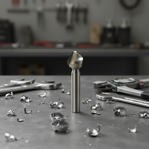 Ttake 90 Degree Countersink Hss Ta1230 Din 335 <b>C</b> 3 Flutes Cylindrical Shank For Metal Drilling - Product Image 3