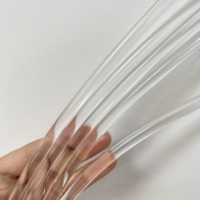 Bâtons de colle thermofusible ovales Tongde transparents blancs 7mm/11mm en résine EVA, anti-jaunissement, flexibles, pour le travail du bois et la construction (Guangdong)