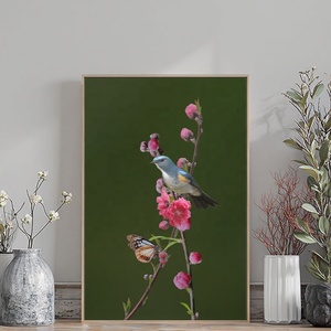 Tinh thể đá kỹ thuật số sơn dầu Bộ sưu tập bọc vải động vật sơn nhà trang trí tường nghệ thuật có tính năng treo trang trí nội thất - Product Image 2