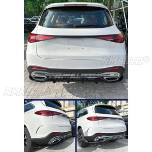 สำหรับ Mercedes Benz GLC-Class X254 GLC260 GLC300 2023+ ชุดแต่งกันชนหลัง ดิฟฟิวเซอร์ สปลิตเตอร์  ฝาครอบป้องกันกันชน - Product Image 4