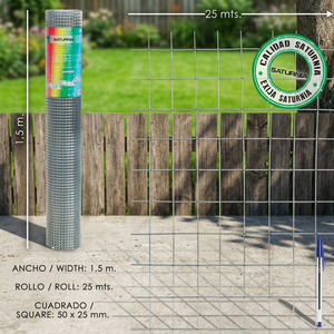 Rete Elettrosaldata Zincata 50x25 / 2.00 / 150 cm. GA Roll 25 metri. - Product Image 3