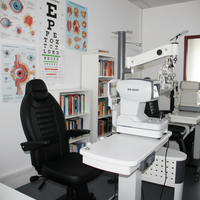 Unité d'ophtalmologie électrique intelligente pour hôpitaux, avec fauteuil et table combinés, pour cliniques, opticiens et magasins de lunettes