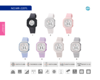 Jam Tangan Digital Mingrui Fashion untuk Anak Perempuan, Jam Tangan Kotak, Hadiah Anak, Jam Tangan Digital LED Elektronik 37.4MM 30M Tahan Air