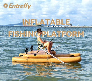 Plateforme gonflable flottante ENTROFFY, <span class=keywords><strong>bateau</strong></span> gonflable flottant - Product Image 1