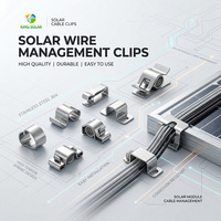 Clip de câble solaire KINGSOLAR résistant à la corrosion pour ferme solaire côtière CE ISO OEM Factory