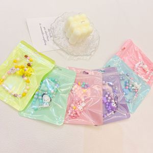 Petit sac refermable en plastique de qualité alimentaire 20*30cm avec fenêtre, trois côtés scellés, réutilisable, étanche, pour gelée, <span class=keywords><strong>chewing</strong></span>-<span class=keywords><strong>gum</strong></span>, lait, cadeau coloré - Product Image 5