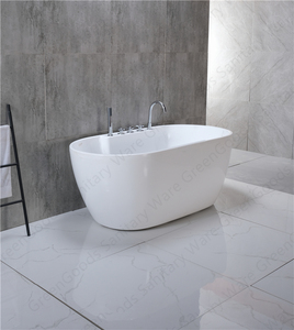 Blanc Durable Drain Central <span class=keywords><strong>Baignoire</strong></span> Chine 1500mm Moderne Acrylique Autoportante De Forme Ovale Tremper 1 Personne <span class=keywords><strong>Baignoire</strong></span> - Product Image 3