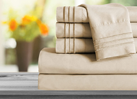 Parure de draps pleine grandeur 400 fils, style tendance, douce, respirante, rafraîchissante, drap de lit pliable, en coton égyptien, parure de lit Sabana pour hôtel et maison