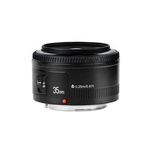 Yngnuo Yn35mm F2ビデオカメラレンズ広角大型開口自動レンズカメラ自動7ブレード35mm - Product Image 1